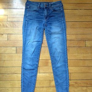 American Eagle Outfitters Denim Jegging size 0